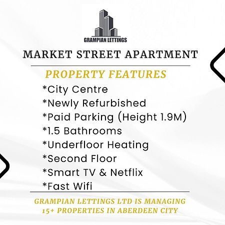 Market Street Apartments ✪ Grampian Lettings Ltd Aberdeen Buitenkant foto